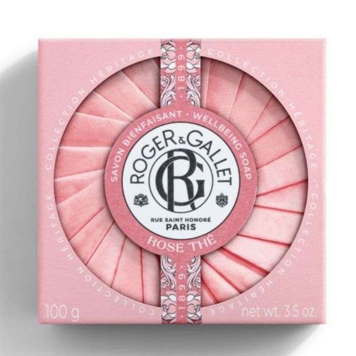 ROGER ET GALLET SAVON COLLECTION HERITAGE ROSE THE 100g