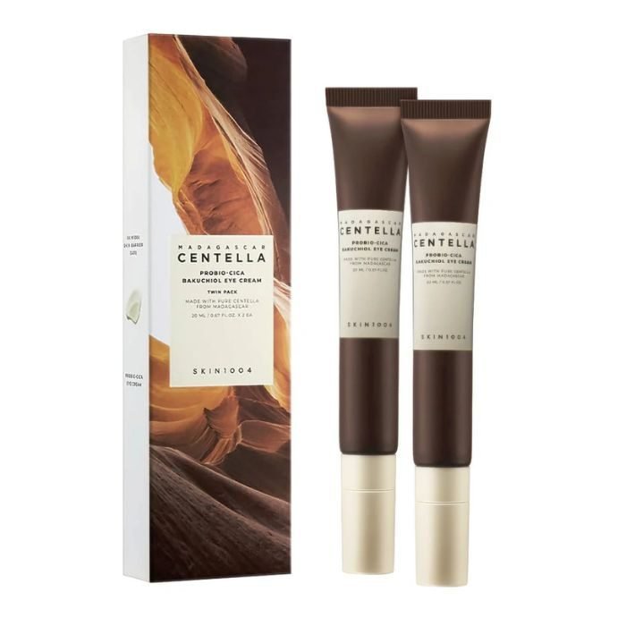 SKIN 1004 MADAGASCAR CENTELLA PROBIO CICA BAKUCHIOL EYE CREAM TWIN PACK 20ML