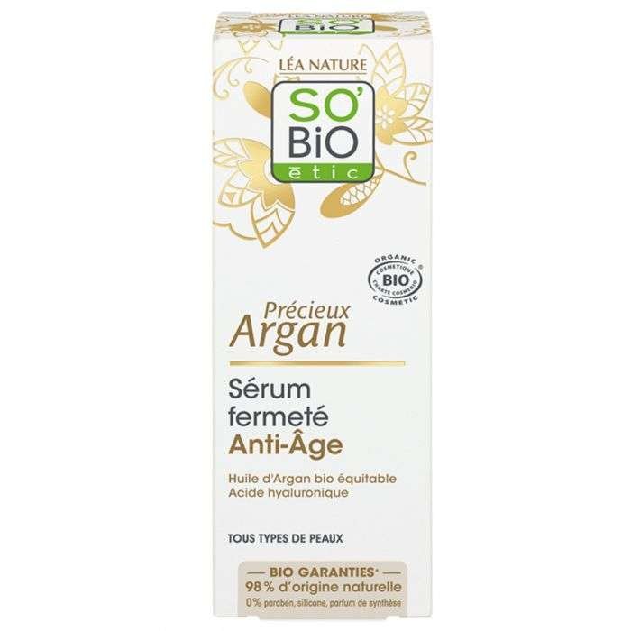 SO BIO ARGAN PRECIEUX SERUM FERMETE ANTI AGE 30 ML