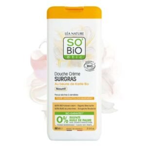 SO BiO DOUCHE CREME SURGAS AU BEURRE DE KARITE BIO NOURRIT 650 ML