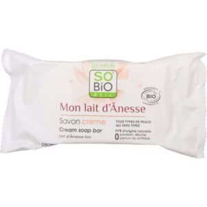 SO BIO Savon crème BLOC AU LAIT D'anesse 100G - SOBIO