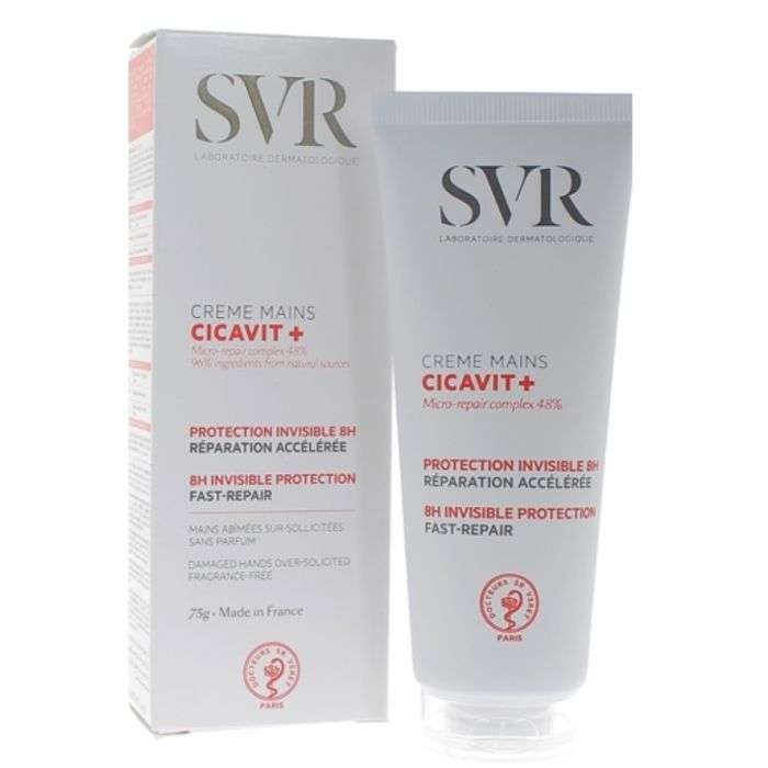 SVR CICAVIT + Crème mains Protection invisible 8h -75g