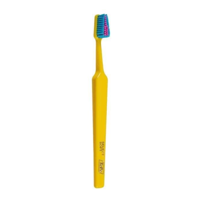 TEPE BROSSE A DENTS COLOUR SOUPLE JAUNE