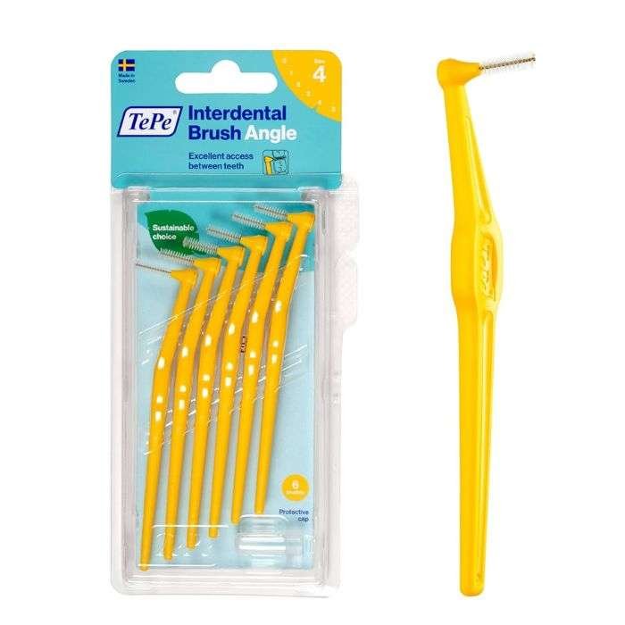 TEPE PACK DE 6 BROSSETTE INTERDENTAIRE ANGLE TAILLE 4