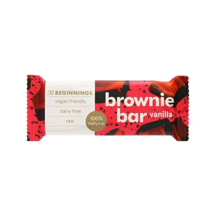 THE BEGINNINGS BROWNIE BAR VANILLE 40 G
