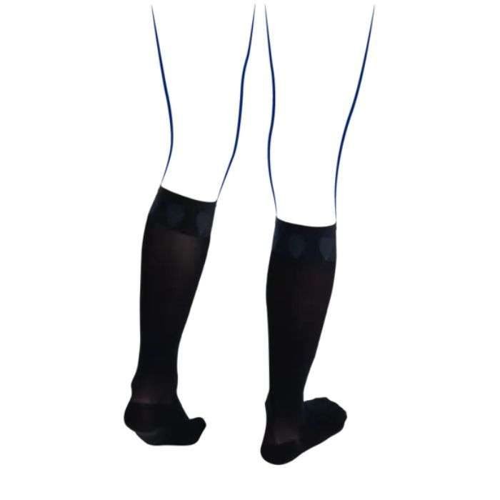 THUASNE VENOFLEX KOKOON ABSOLU CHAUSSETTES DE COMPRESSION MEDICALE NOIR LONG