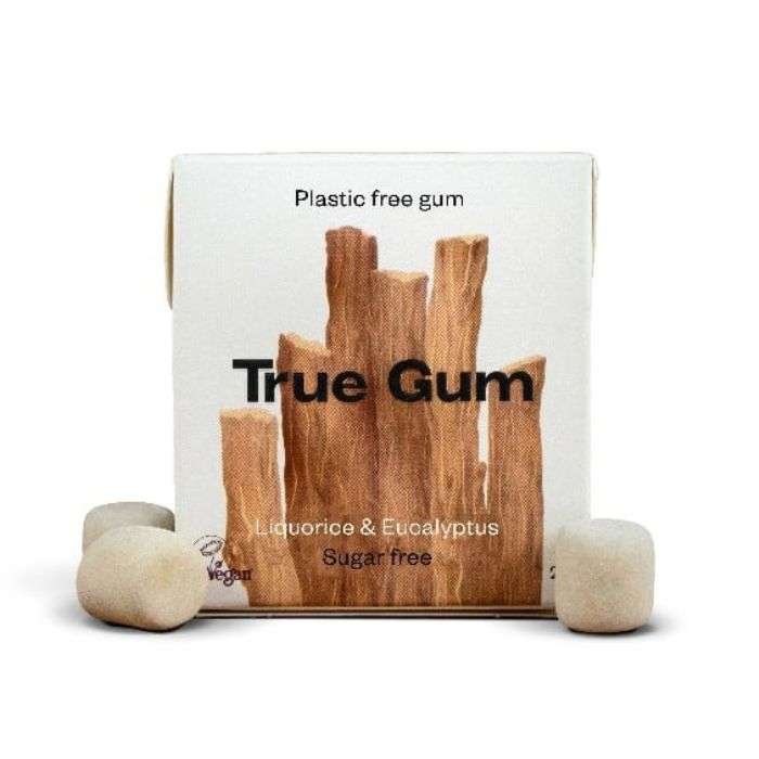 TRUE CHEWING GUM REGLLISE ET EUCALYPTUS SANS SUCRE 21G