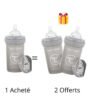 TWISTSHAKE OFFRE 1 BABY BOTTLE ANTI COLIC ALL IN ONE 180 ML 0M+ GRIS ACHETE 2 OFFERTS