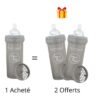 TWISTSHAKE OFFRE 1 BABY BOTTLE ANTI COLIC ALL IN ONE 260 ML 2M+ GRIS ACHETE 2 OFFERTS