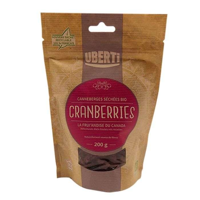 UBERTI CRANBERRIES CANNEBERGES SECHEES BIO 200g