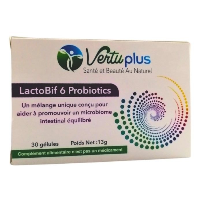 VERTUPLUS LACTOBIF 6 PROBIOTICS 30 GELULES