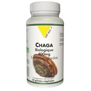 VITALL + CHAGA BIOLOGIQUE 400 MG 60 GELULES