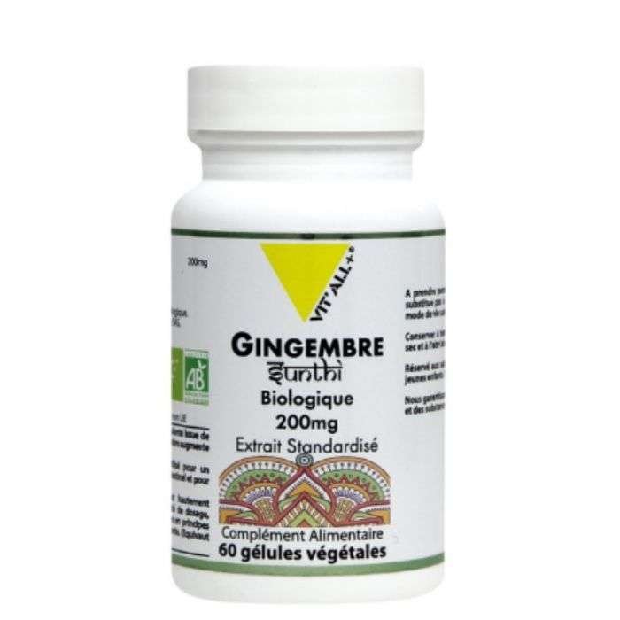 VITALL+ GINGEMBRE 200 MG 60 GELULES VEGETALES