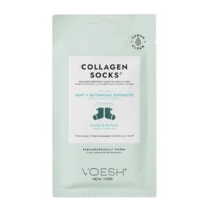 VOESH NEW YORK COLLAGEN SOCKS WITH MINT + BOTANICAL EXTRACT 16 ML