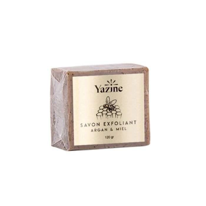 YAZINE SAVON EXFOLIANT ARGAN ET MIEL 120 G