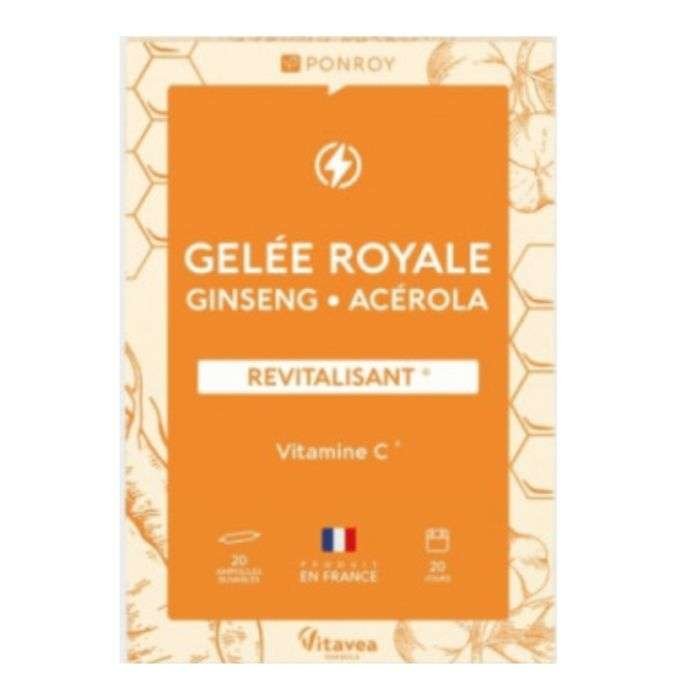 YVES PONROY GELEE ROYALE GINSENG-ACEROLA 20 AMPOULES